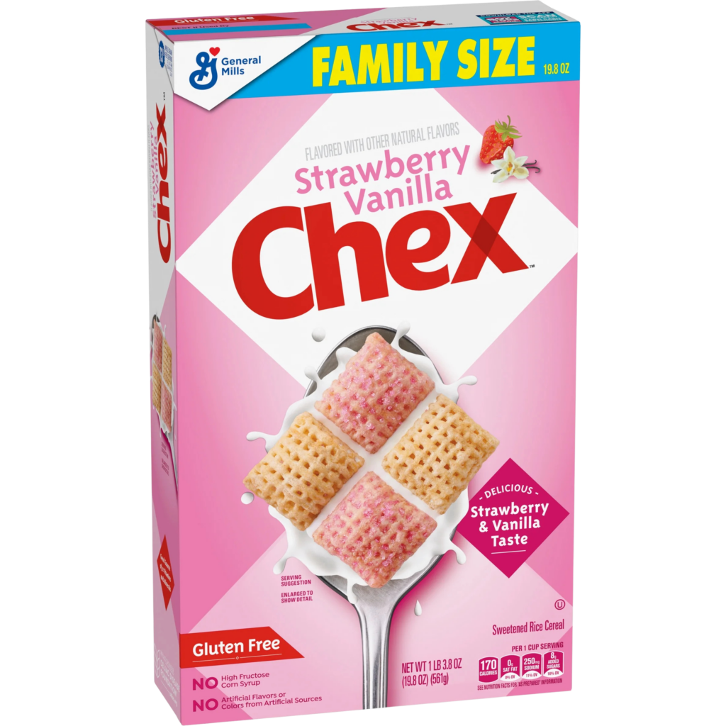 Strawberry Vanilla Chex Cereal Review