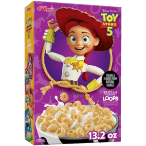 Toy Story 5 Vanilla Loops Cereal Review